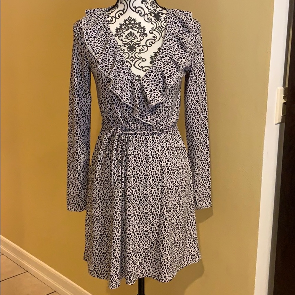 Divided bu H&M,Animal print long sleeve dress